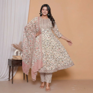 Anarkali Kurti Set