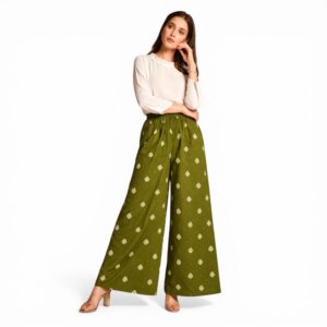 Women’s Printed Wide Leg Palazzo Pants